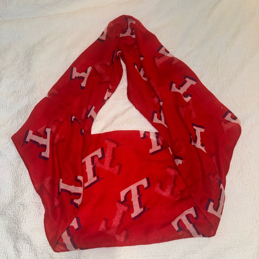 Texas Rangers Infinity Scarf Lightweight Multi Use